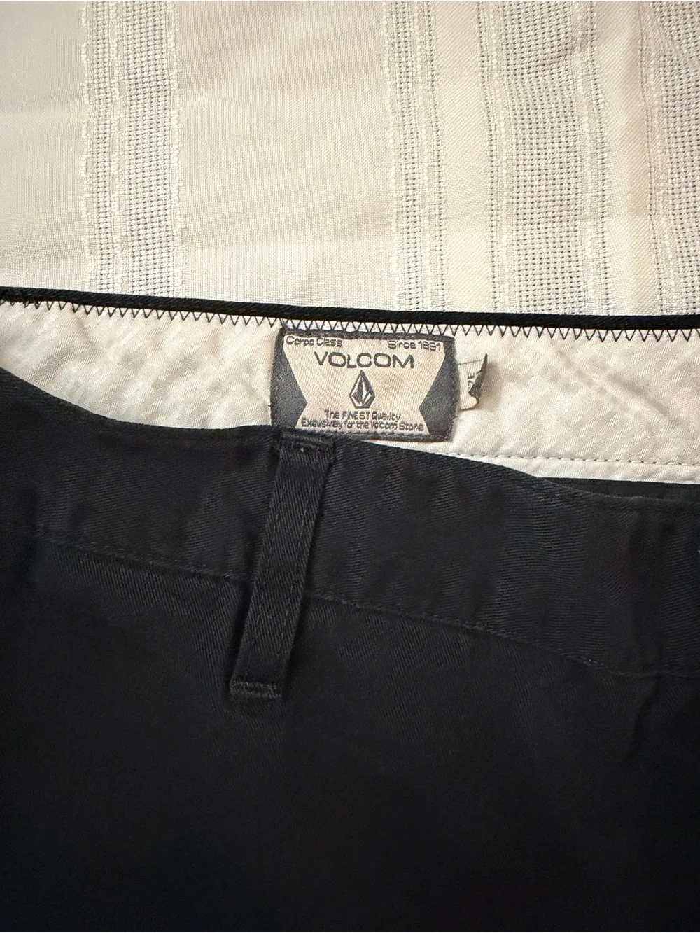 Volcom Men's Black Chino Pants